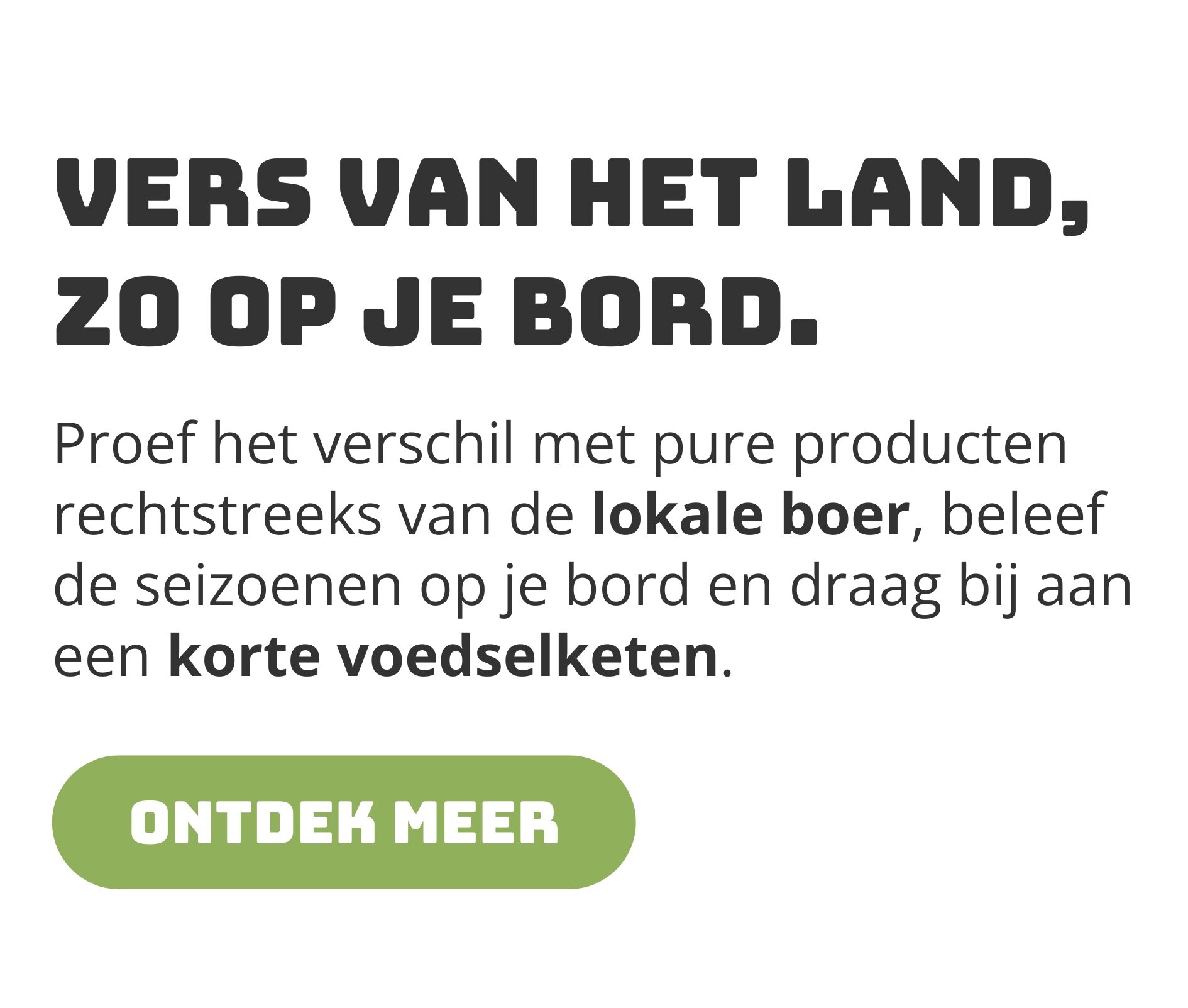 De Buurman: Vers van het land, zo op je bord